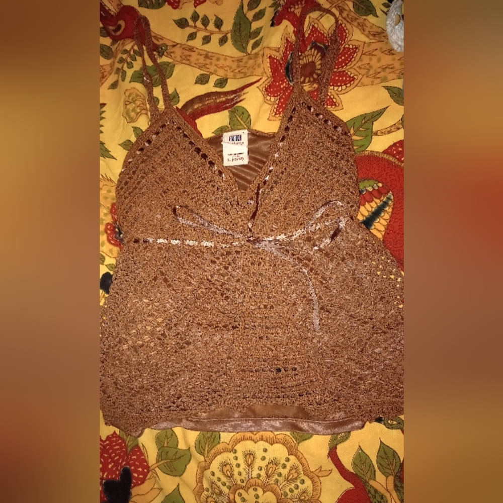 Faded Glory Originals Crochet Cami